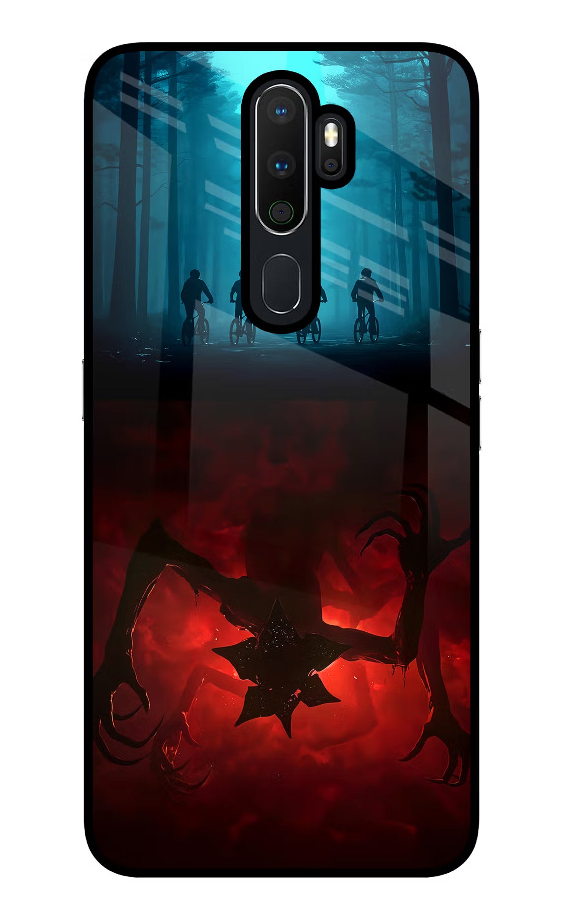 Ordinary Things Downside Up Oppo A5 2020/A9 2020 Glass Case Back Cover by Casekaro