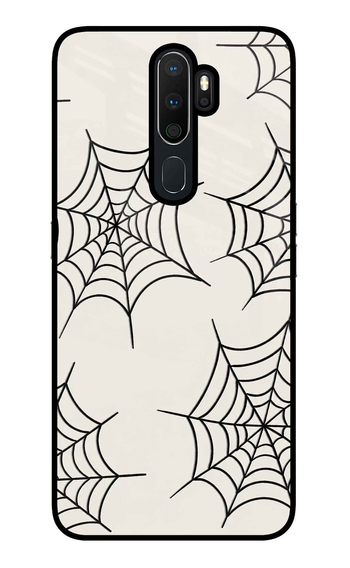 Spider Web Oppo A5 2020/A9 2020 Glass Case
