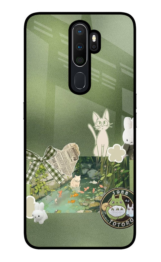 Aesthetic anime Oppo A5 2020/A9 2020 Glass Case