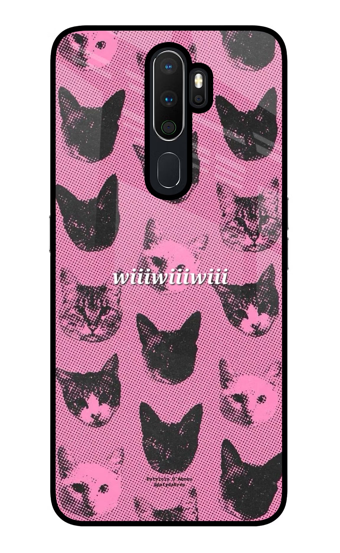 Pink Cats Oppo A5 2020/A9 2020 Glass Case