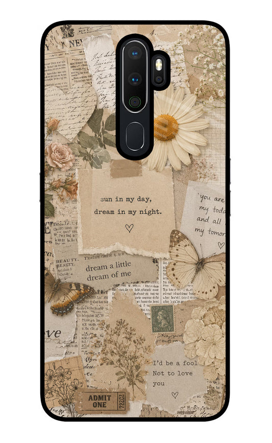 Vintage case Oppo A5 2020/A9 2020 Glass Case