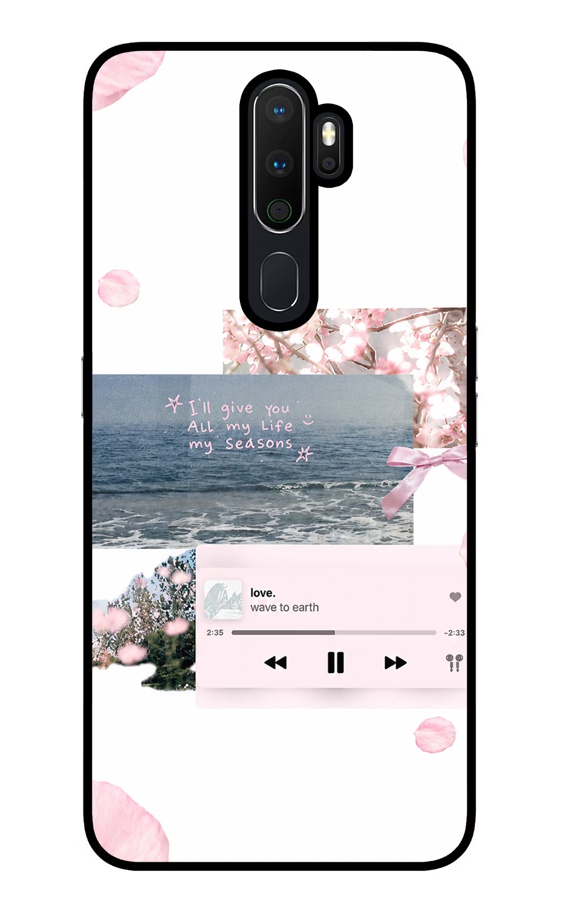 Wave to earth Oppo A5 2020/A9 2020 Glass Case