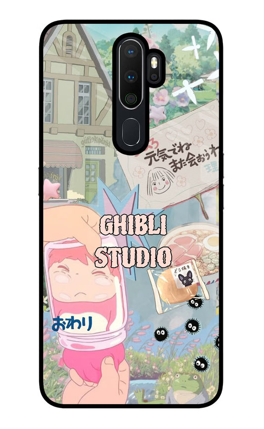 Studio Ghibli Oppo A5 2020/A9 2020 Glass Case