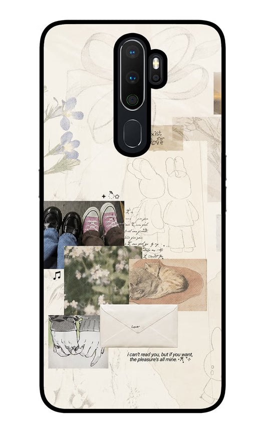 Soft Aesthetic Oppo A5 2020/A9 2020 Glass Case