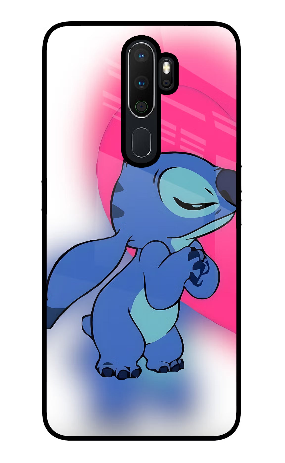 Stitch Hug Oppo A5 2020/A9 2020 Glass Case
