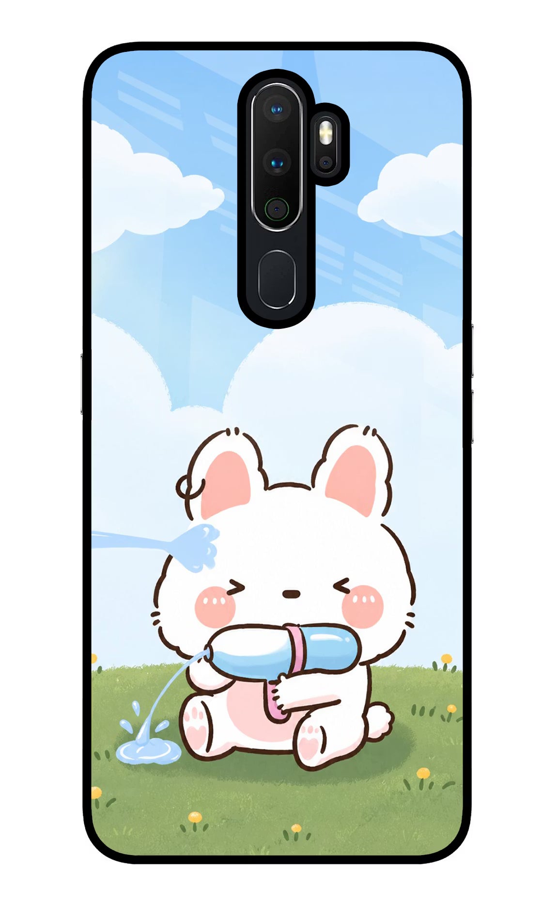 Bunny Treat Oppo A5 2020/A9 2020 Glass Case