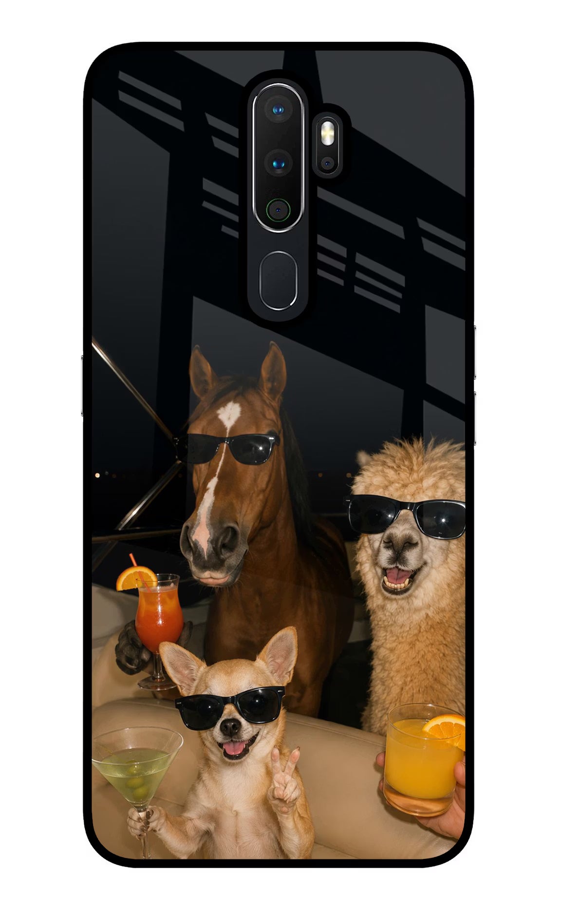 Party Squad Oppo A5 2020/A9 2020 Glass Case