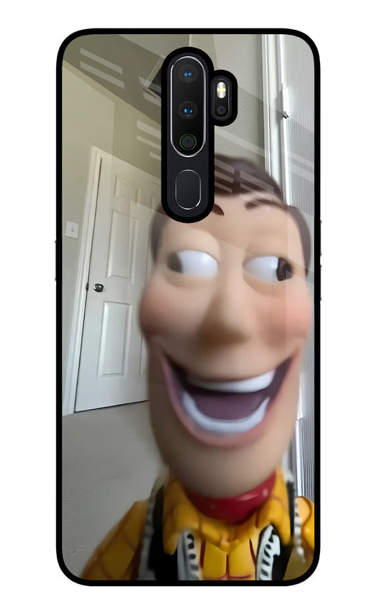 Side Eye Woody Oppo A5 2020/A9 2020 Glass Case