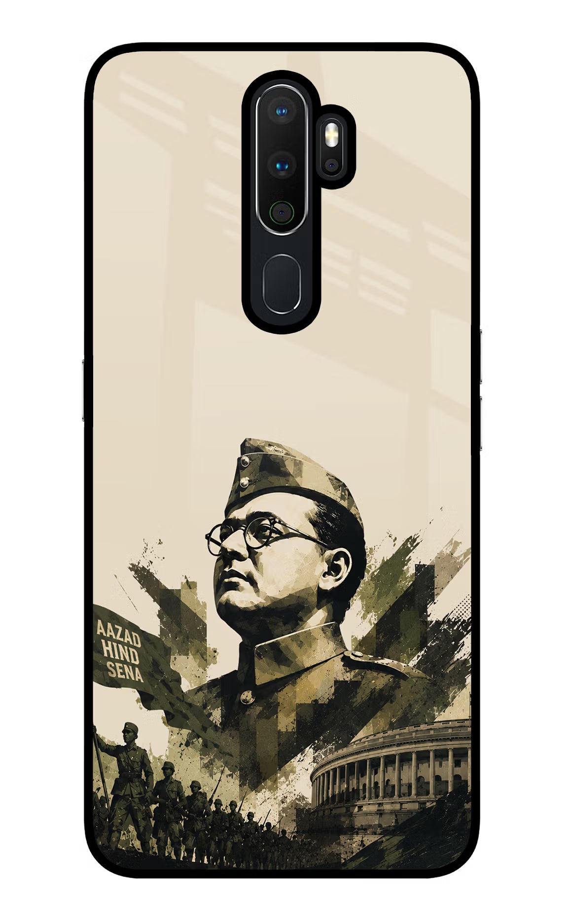 Netaji Rising Oppo A5 2020/A9 2020 Glass Case