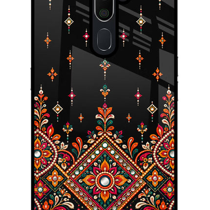 Noir Mehfil Oppo A5 2020/A9 2020 Glass Case