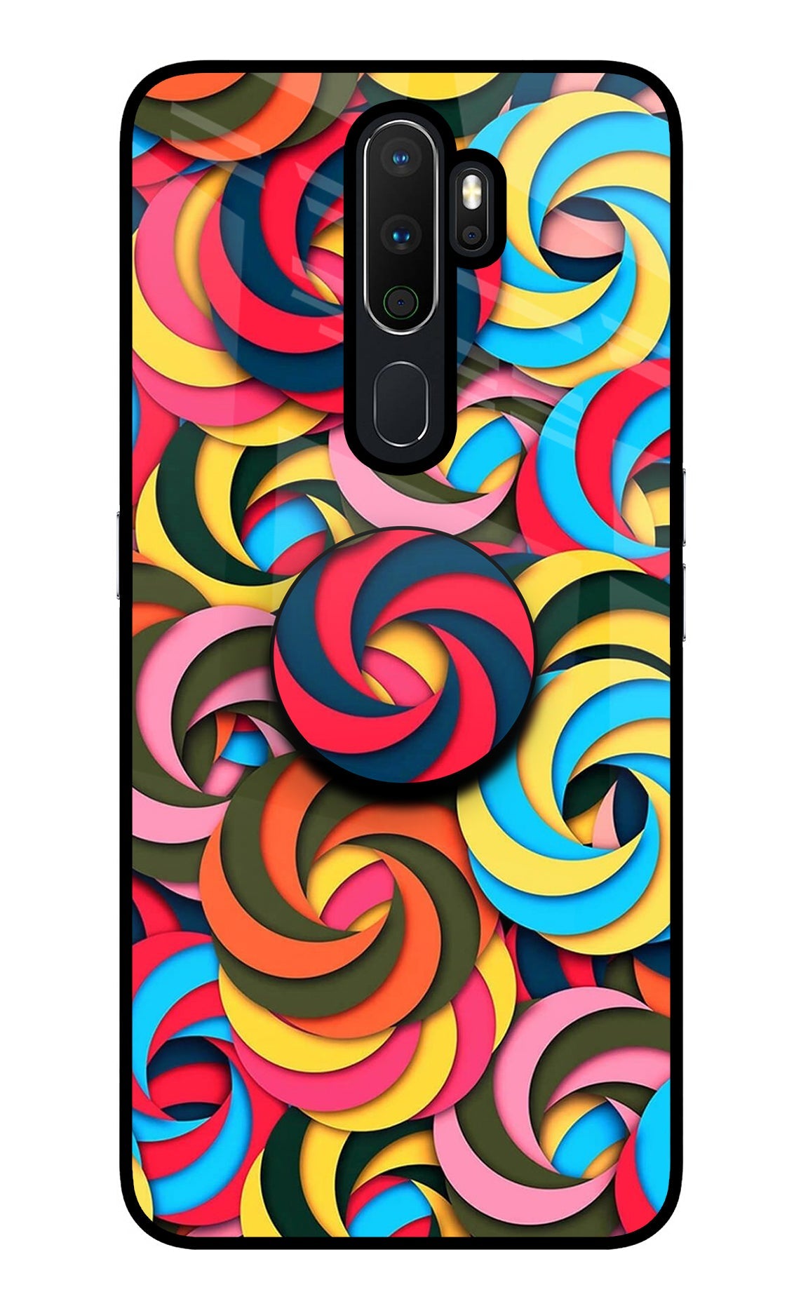 Spiral Pattern Oppo A5 2020/A9 2020 Pop Case