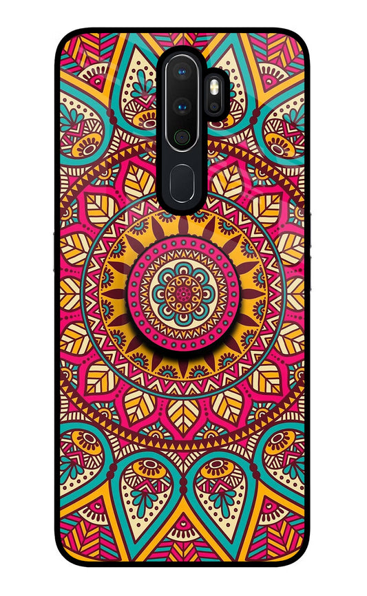 Mandala Oppo A5 2020/A9 2020 Glass Case