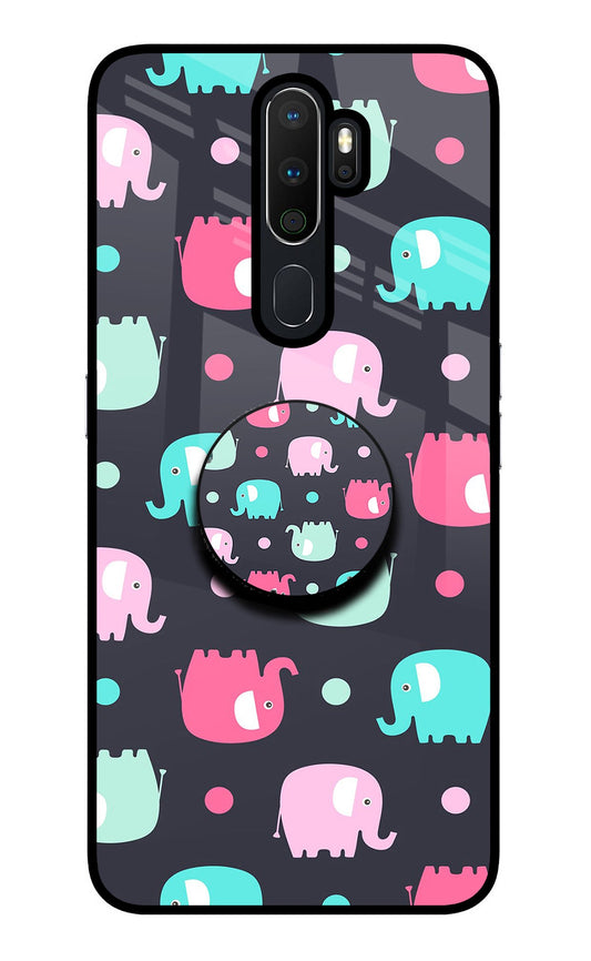 Baby Elephants Oppo A5 2020/A9 2020 Glass Case