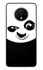 Panda Oneplus 7T Glass Case Back Cover by Casekaro