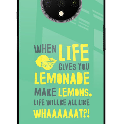 Quote Oneplus 7T Glass Case