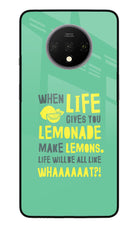 Quote Oneplus 7T Glass Case