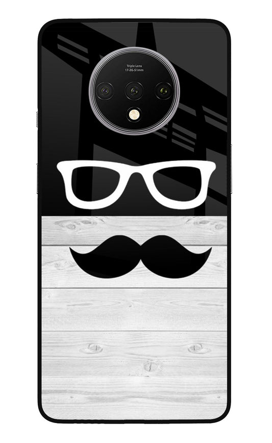 Mustache Oneplus 7T Glass Case