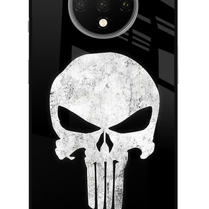 Punisher Skull Oneplus 7T Glass Case