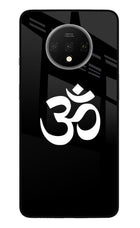 Om Oneplus 7T Glass Case Back Cover by Casekaro