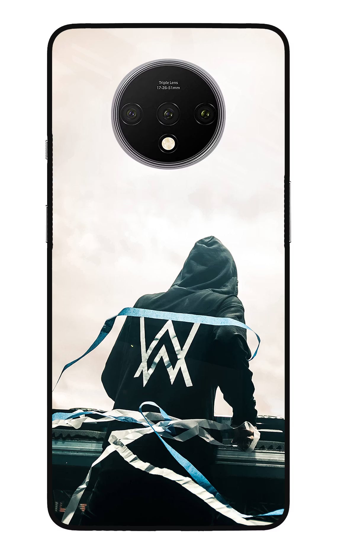 Alan Walker Oneplus 7T Glass Case Back Cover by Casekaro