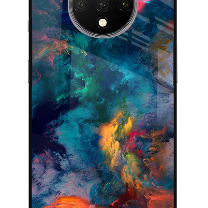 Artwork Paint Oneplus 7T Glass Case
