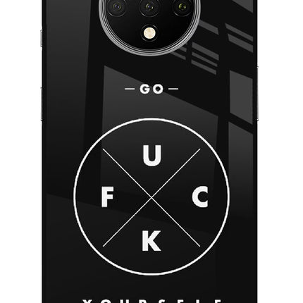Go Fuck Yourself Oneplus 7T Glass Case