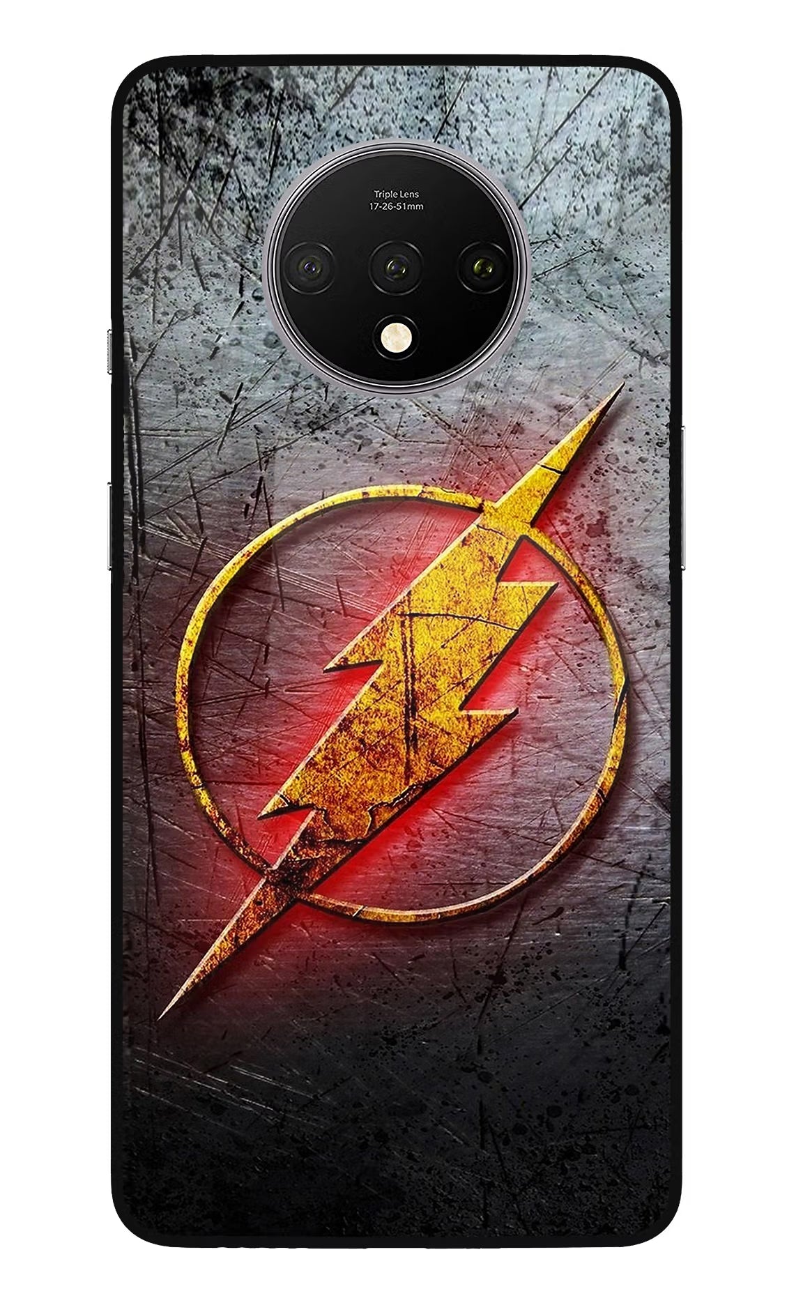 Flash Oneplus 7T Glass Case Back Cover by Casekaro