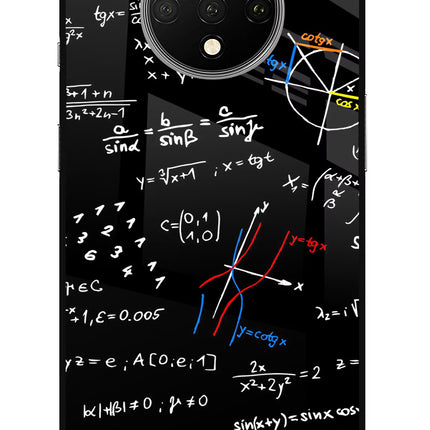 Mathematics Formula Oneplus 7T Glass Case