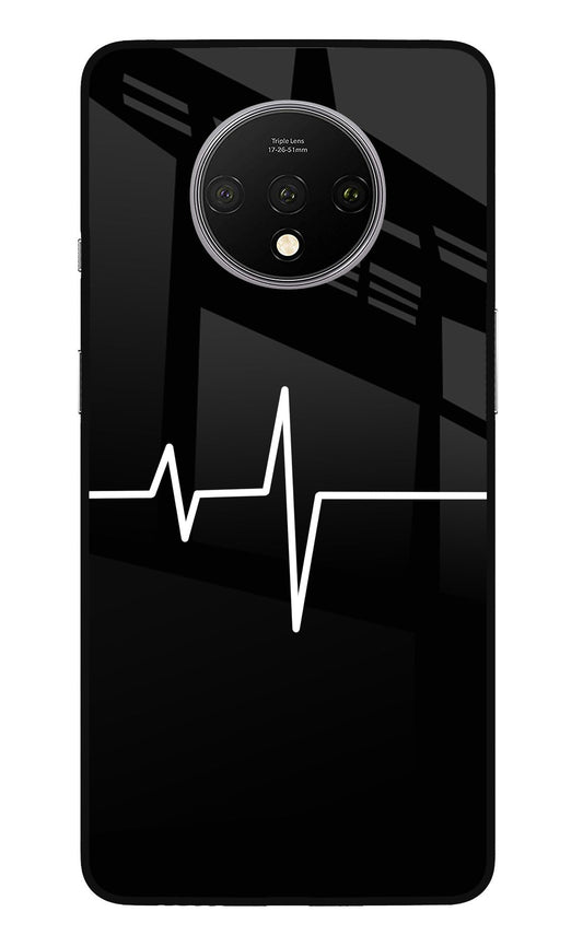 Heart Beats Oneplus 7T Glass Case