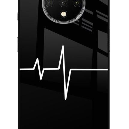 Heart Beats Oneplus 7T Glass Case