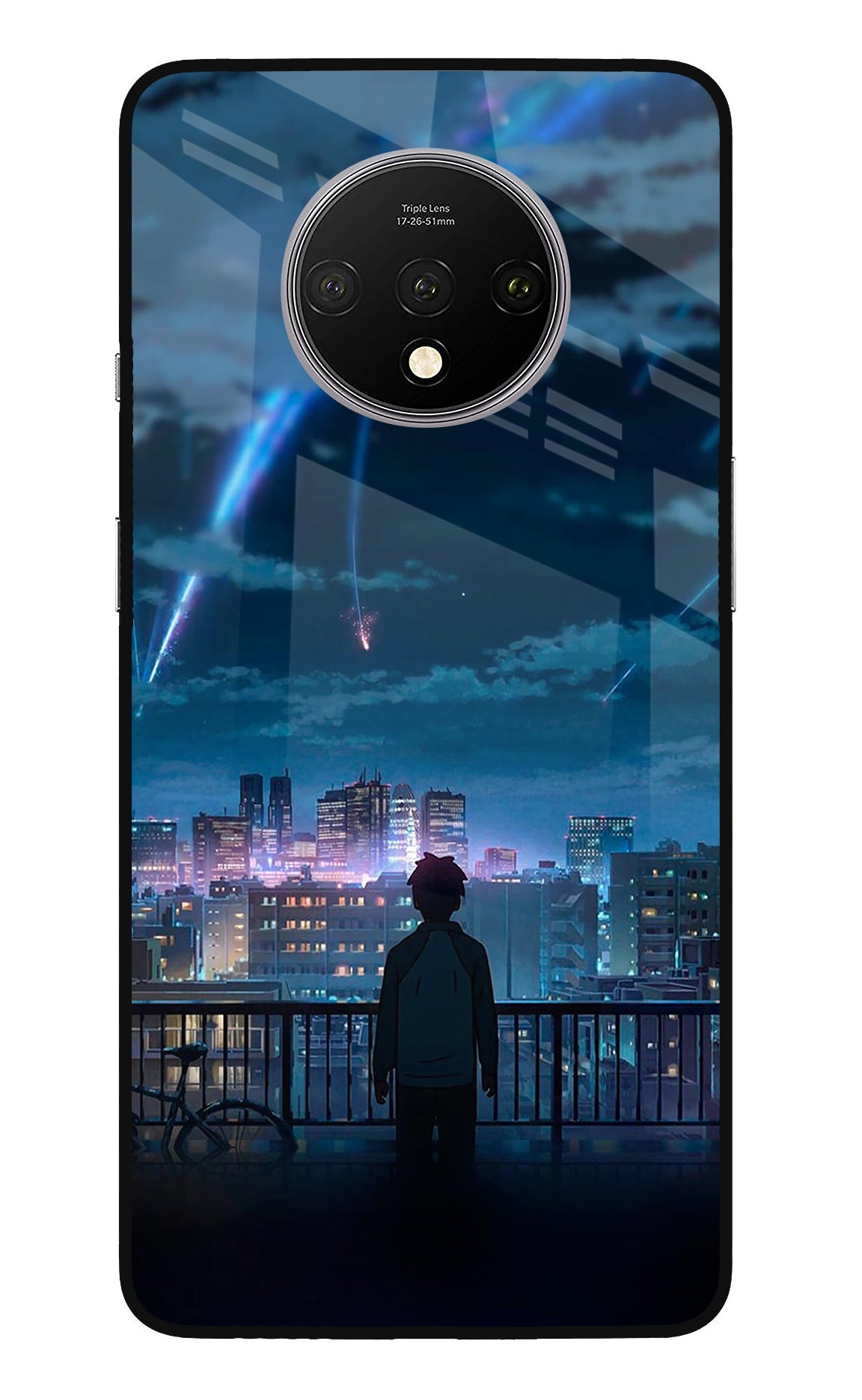 Anime Oneplus 7T Glass Case