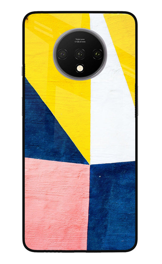 Colourful Art Oneplus 7T Glass Case