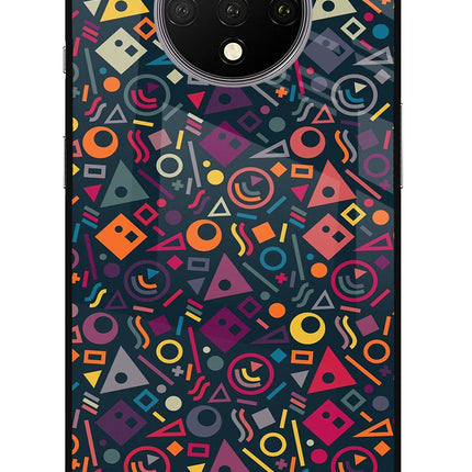 Geometric Abstract Oneplus 7T Glass Case
