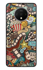 Cinema Abstract Oneplus 7T Glass Case