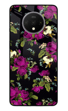 Flowers Oneplus 7T Glass Case