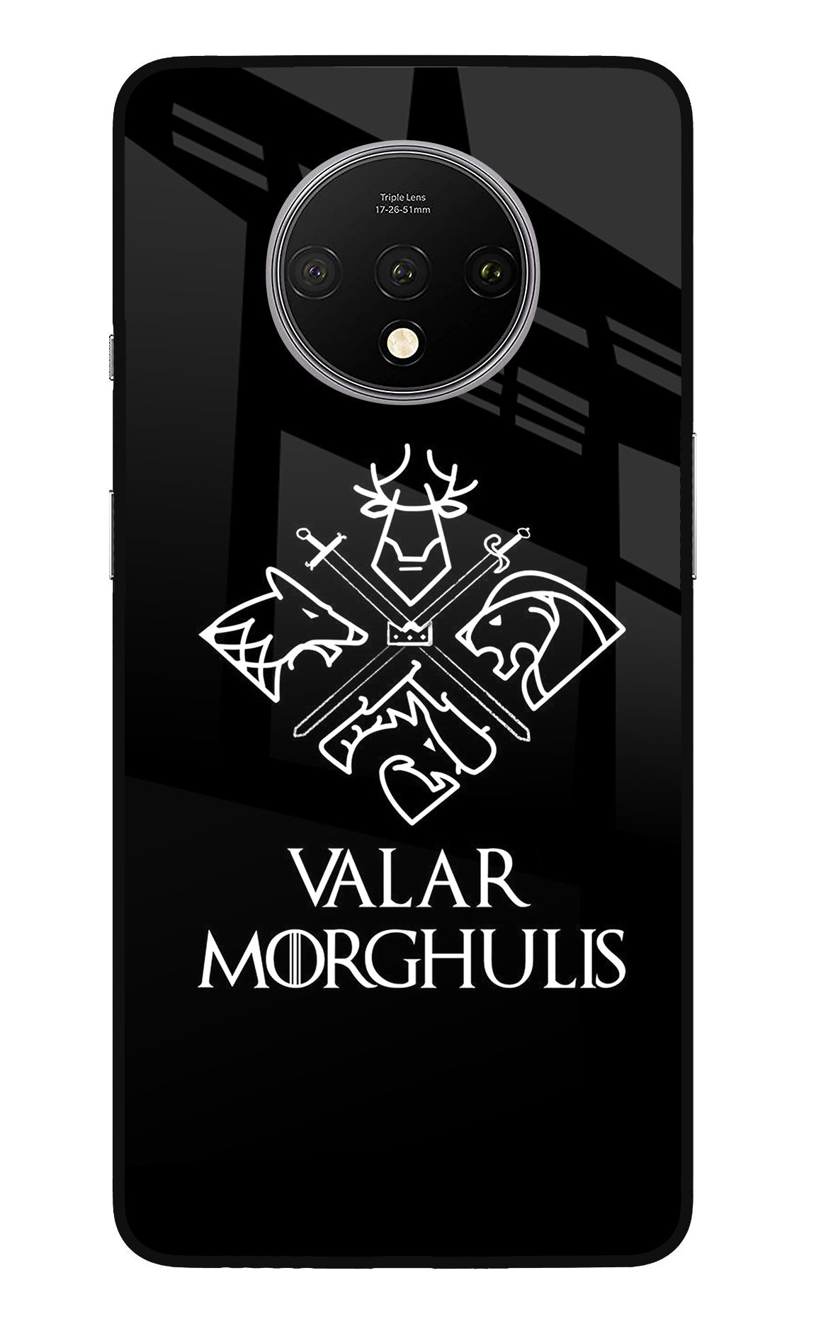 Valar Morghulis | Game Of Thrones Oneplus 7T Glass Case