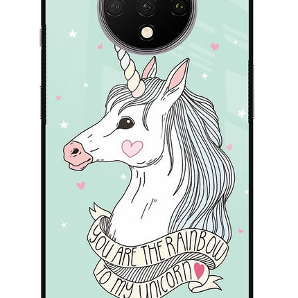 Unicorn Wallpaper Oneplus 7T Glass Case