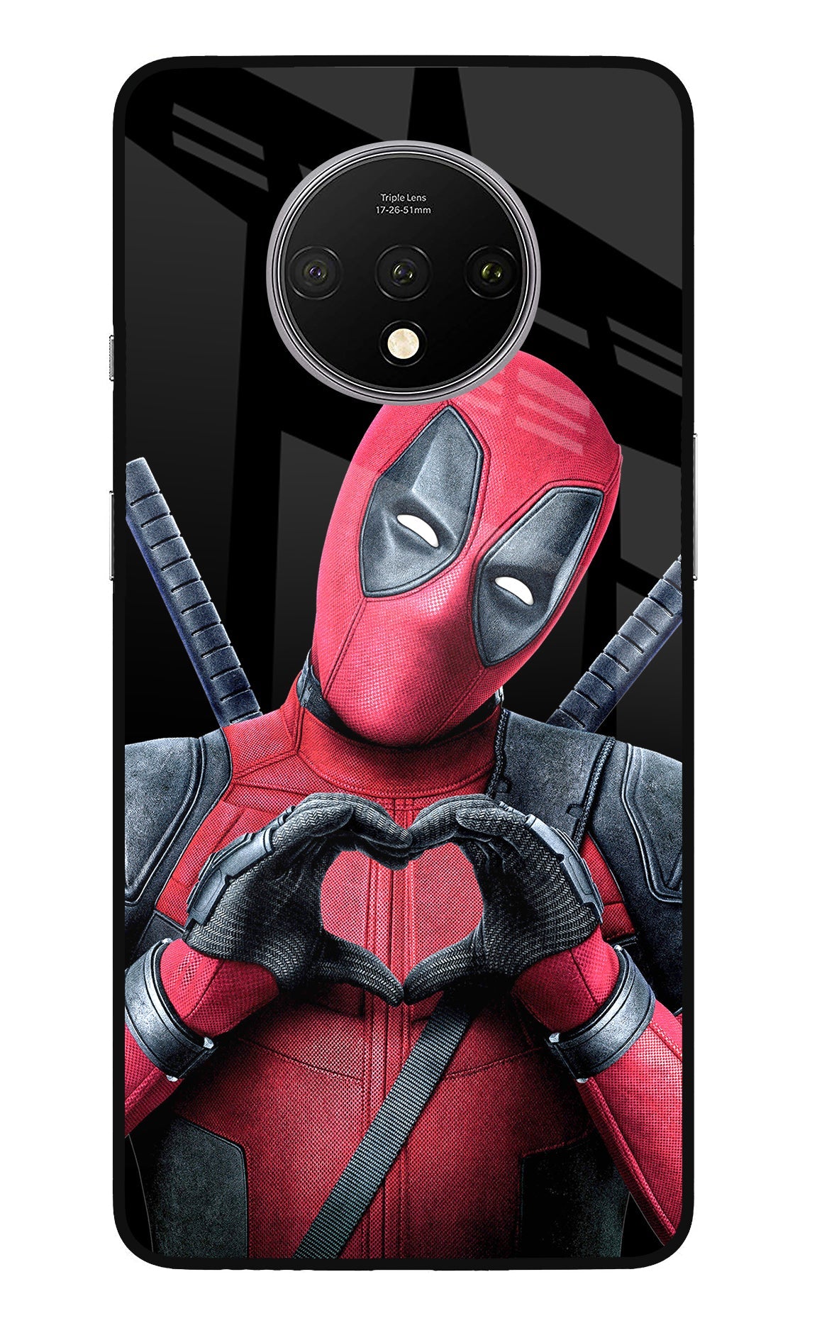 Deadpool Oneplus 7T Glass Case