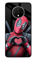 Deadpool Oneplus 7T Glass Case