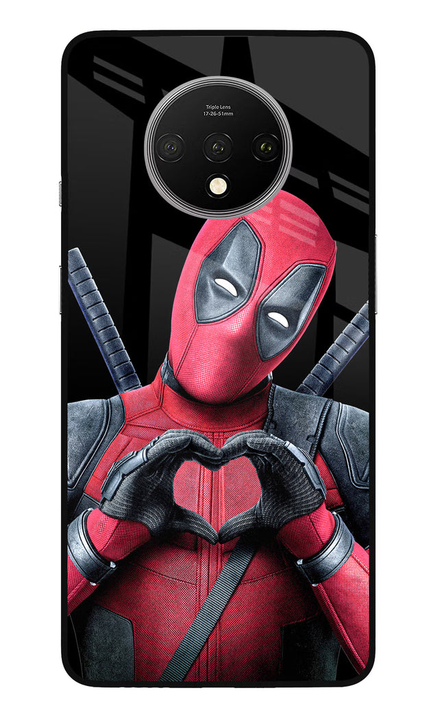Deadpool Oneplus 7T Glass Case