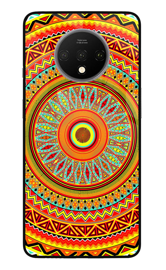 Mandala Pattern Oneplus 7T Glass Case