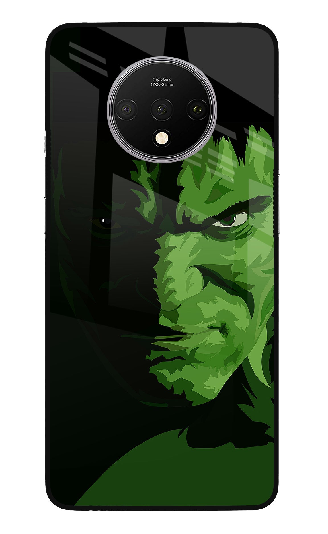 HULK Oneplus 7T Glass Case