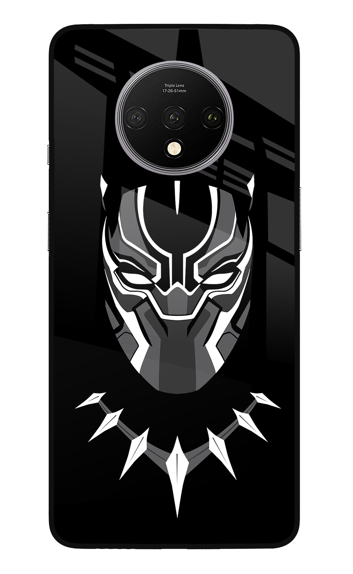 Black Panther Oneplus 7T Glass Case