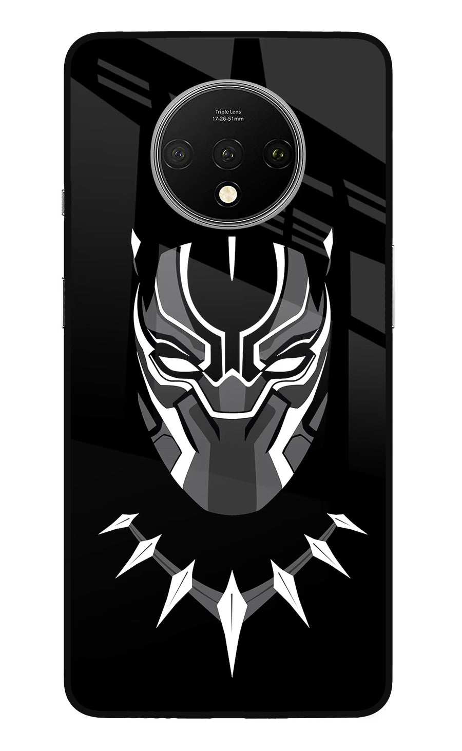 Black Panther Oneplus 7T Back Cover, Glass case