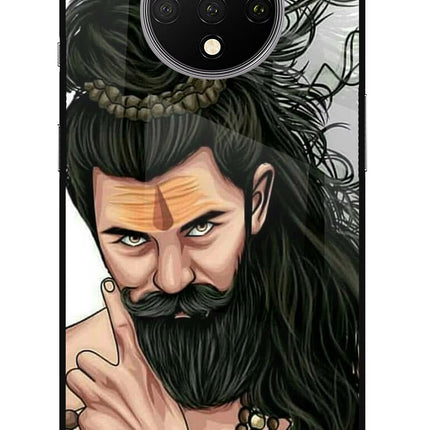Mahadev Oneplus 7T Glass Case