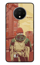 Adventurous Oneplus 7T Glass Case Back Cover by Casekaro