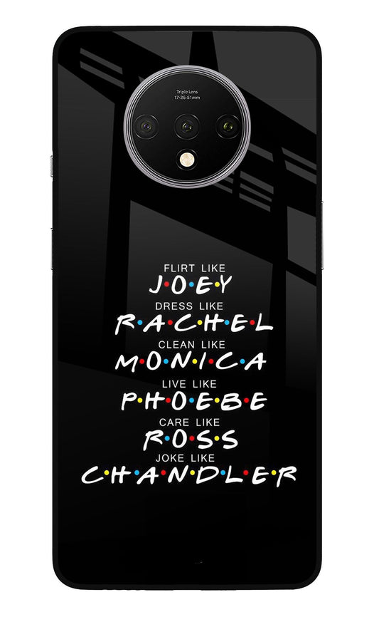FRIENDS Character Oneplus 7T Glass Case