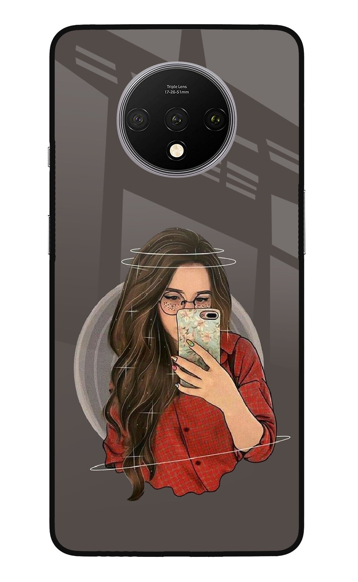 Selfie Queen Oneplus 7T Glass Case