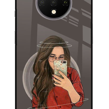 Selfie Queen Oneplus 7T Glass Case