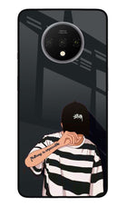 Aesthetic Boy Oneplus 7T Glass Case